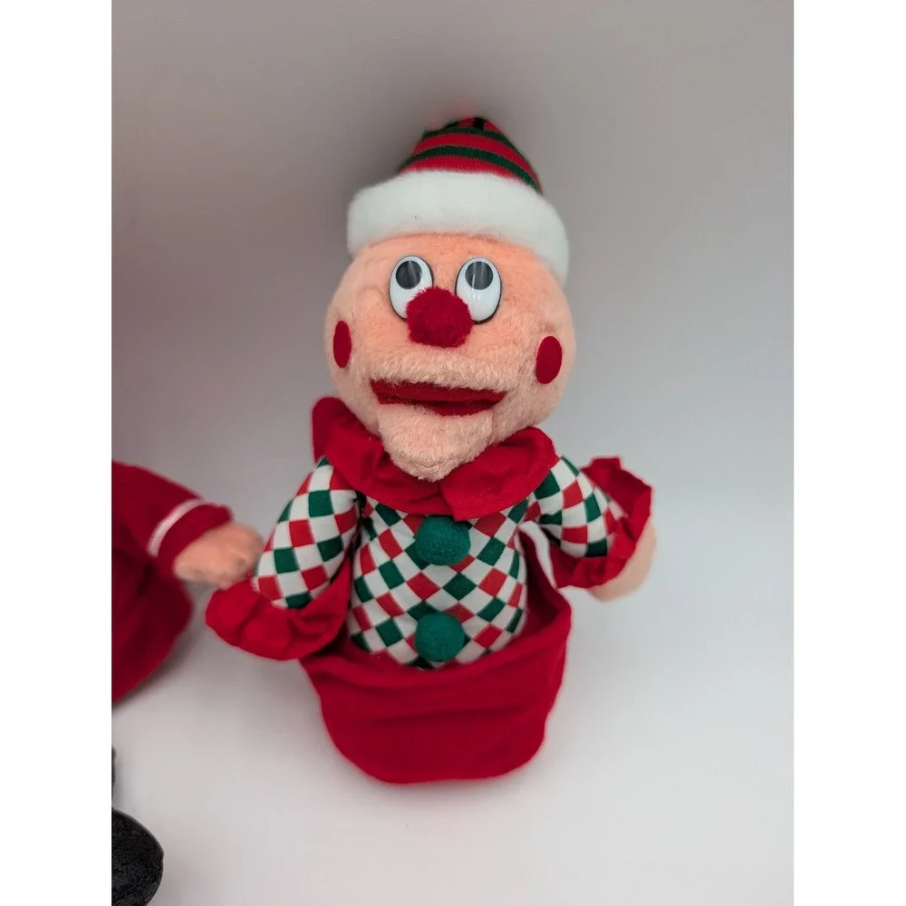 Stuffins Rudolph Misfit Charlie in the Box Santa Claus Plush Red 1998 Lot